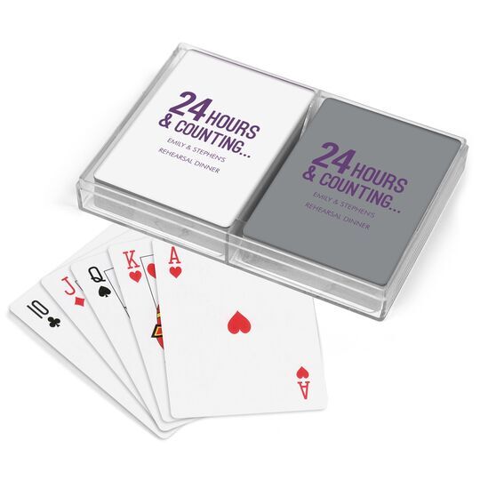 24 Hours and Counting Double Deck Playing Cards
